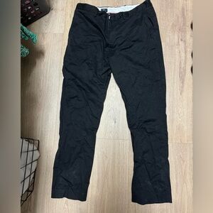 J Crew Flex Bedford Dress Chino Pants size 35x32 black